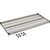Nexel S1448B Black Epoxy Wire Shelf 48"W x 14"D