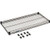 Nexel S1854B Black Epoxy Wire Shelf 54"W x 18"D