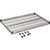 Nexel S2436B Black Epoxy Wire Shelf 36"W x 24"D