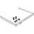Nexel Poly-Z-Brite Three-Sided Wire Frame 48"W x 24"D