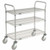 Nexel Utility Cart w/3 Shelves & Poly Casters, 1200 lb. Capacity, 48"L x 24"W x 39"H