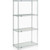 Nexel 4 Shelf, Stainless Steel Wire Shelving Unit, Starter, 36"W x 18"D x 74"H