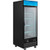 Nexel Merchandiser Freezer, 1 Glass Door, 23 Cu. Ft., Black
