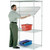 Nexel 4 Shelf, Chrome Quick Adjust Wire Shelving Unit, Starter, 36"W x 14"D x 74"H