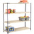 Nexel Nexelite 4 Shelf, Vented Plastic Mat Shelving Unit, Starter, 60"W x 21"D x 63"H