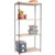 Nexel Nexelite 4 Shelf, Vented Plastic Mat Shelving Unit, Starter, 42"W x 21"D x 86"H