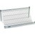 Nexel SS1836C Chrome Slant Wire Shelf 36"W x 18"D