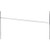 Nexel AHR72C Chrome Hanging Rail 72"