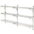 Nexel Poly-Green Adjustable Wall Mount Wire Shelving, 3 Shelf, Add On, 72"Wx18"Dx54"H