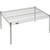Nexelate Silver Epoxy Wire Dunnage Rack - 36"W x 24"D x 14"H