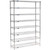 Nexel Wine Bottle Rack - 72 Bottle 36"W x 14"D x 74"H, Chrome