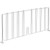 Nexel Stainless Steel Divider 30"D x 12 "H