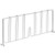 Nexel Stainless Steel Divider, 24"D x 8"H