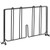 Nexel Black Epoxy Divider, 18"D x 8"H