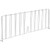 Nexel Stainless Steel Divider 36"D x 12"H