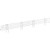 Nexel Stainless Steel Wire Ledge, 42"W x 4"H