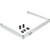 Nexel Poly-Z-Brite Three-Sided Wire Frame 24"W x 18"D
