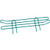 Nexel Poly-Green Wire Ledge, 18"W x 4"H