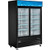 Nexel Merchandiser Refrigerator, 2 Glass Doors, 45 Cu. Ft.