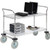 Nexel Chrome Wire Shelf Instrument Cart w/2 Shelves, 1200 Ib. Capacity, 36"L x 24"W x 44"H