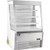 Nexel Refrigerated Open Air Merchandiser w/ Curtain, 13.8 Cu. Ft., Stainless Steel