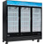 Nexel Merchandiser Refrigerator, 3 Glass Doors, 53 Cu. Ft.