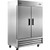 Nexel Reach In Freezer, 2 Solid Doors, 47 Cu. Ft., Stainless Steel