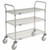 Nexel Utility Cart w/3 Shelves & Poly Casters, 1200 lb. Capacity, 36"L x 24"W x 39"H