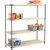 Nexel, Nexelite, 4 Tier, Vented Plastic Mat Shelving Unit, 60"W x 21"D x 63"H