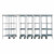 Nexel Space-Trac 7 Unit Storage Shelving, Chrome, 72"W x 18"D x 86"H - 14 ft