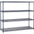 Nexel Nexelon, 4 Tier, Wire Shelving Starter Unit, 54"W x 18"D x 74"H