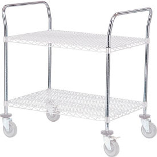 Nexel Chrome, Utility Cart Handle, 18"D - Pkg Qty 2