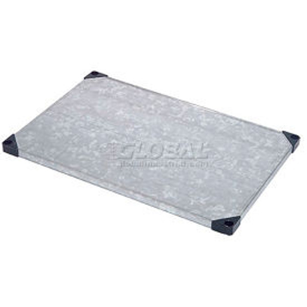 Nexel S1860SZ Solid Galvanized Shelf 60"W x 18"D