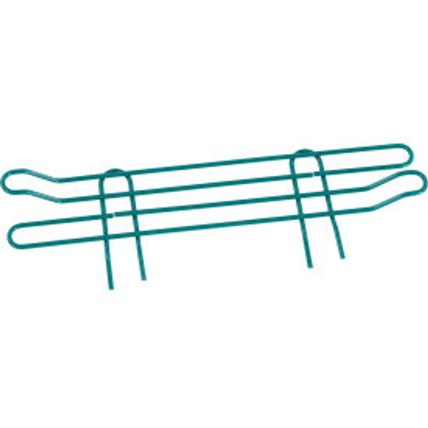 Nexel Poly-Green Wire Ledge, 18"W x 4"H