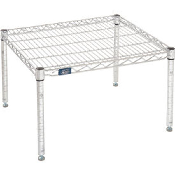 Nexel Chrome Wire Dunnage Rack - 24"W x 21"D x 14"H