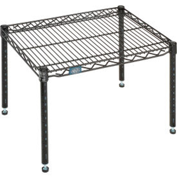 Nexel Black Epoxy Wire Dunnage Rack - 30"W x 18"D x 14"H