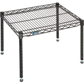 Nexel Black Epoxy Wire Dunnage Rack - 24"W x 18"D x 14"H