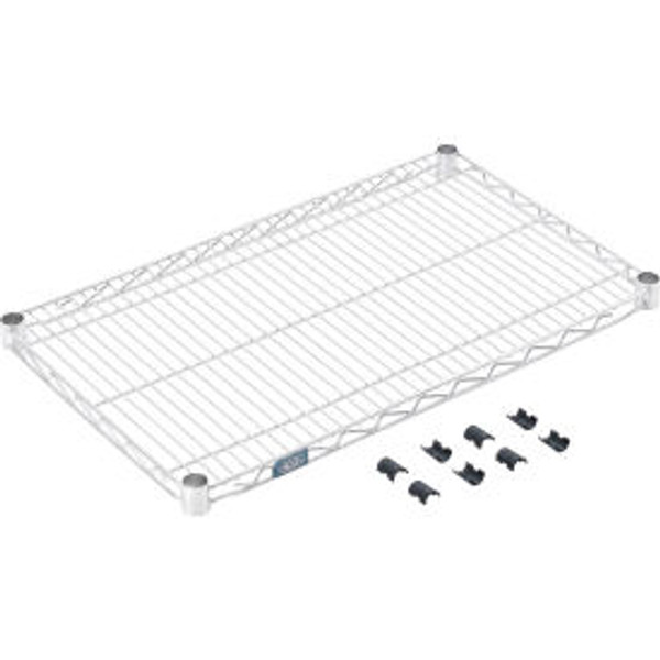 Nexel S1830S Stainless Steel Wire Shelf 30"W x 18"D