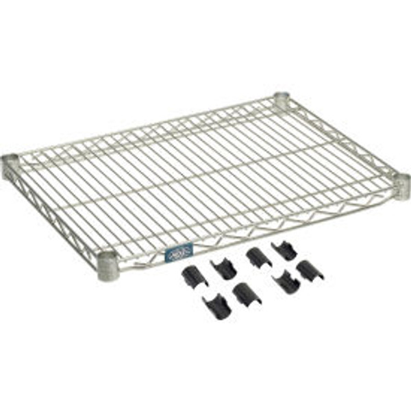 Nexel S1830Z Poly-Z-Brite Wire Shelf 30"W x 18"D