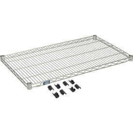 Nexel S2136Z Poly-Z-Brite Wire Shelf 36"W x 21"D