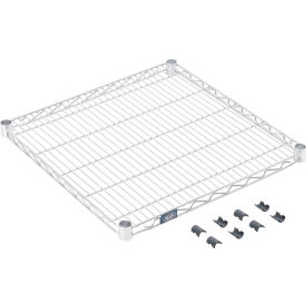 Nexel S2424S Stainless Steel Wire Shelf 24"W x 24"D