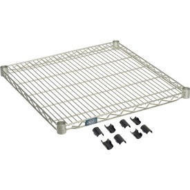 Nexel S2424Z Poly-Z-Brite Wire Shelf 24"W x 24"D