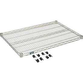 Nexel S2436Z Poly-Z-Brite Wire Shelf 36"W x 24"D