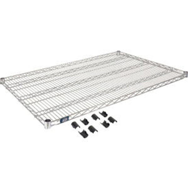 Nexel S3048C Chrome Wire Shelf 48"W x 30"D