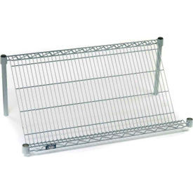 Nexel SS1836C Chrome Slant Wire Shelf 36"W x 18"D