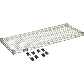 Nexel S1436Z Poly-Z-Brite Wire Shelf 36"W x 14"D