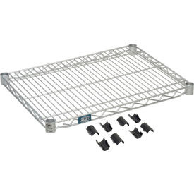 Nexel S1824EP Nexelate Wire Shelf 24"W x 18"D