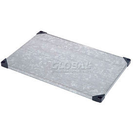 Nexel S2448SZ Solid Galvanized Shelf 48"W x 24"D