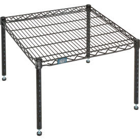 Nexel Black Epoxy Wire Dunnage Rack - 24"W x 24"D x 14"H
