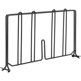 Nexel Black Epoxy Divider, 18"D x 8"H